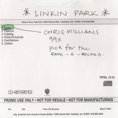 Linkin Park / Hybrid Theory 6-Track Internal Demo CD (May 8th, 2000) скачать торрент скачать торрент