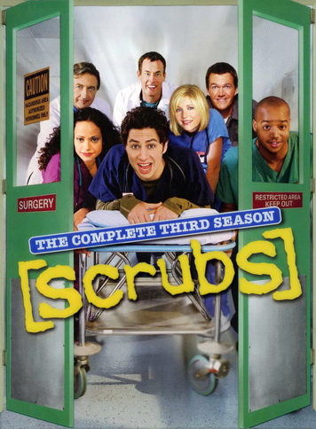 Клиника / Scrubs / Сезон 3 / Серии 1-22 (22) (Bill Lawrence) [2004-2005 г., Ситком, Драма, DVDRip, Rus, Eng] (MTV) скачать торрент