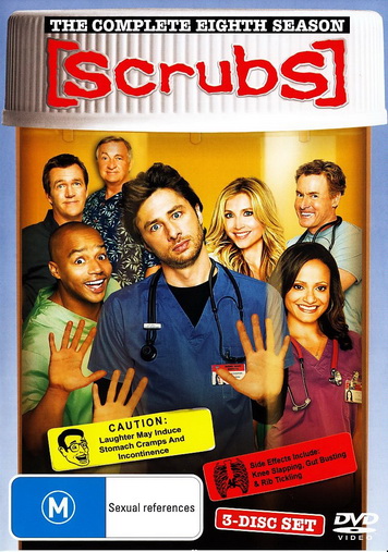 Клиника / Scrubs / Сезон 8 / Серии 1-19 (19) (Bill Lawrence) [2009 г., Ситком, Драма, DVDRip, Rus, Eng] (MTV) скачать торрент