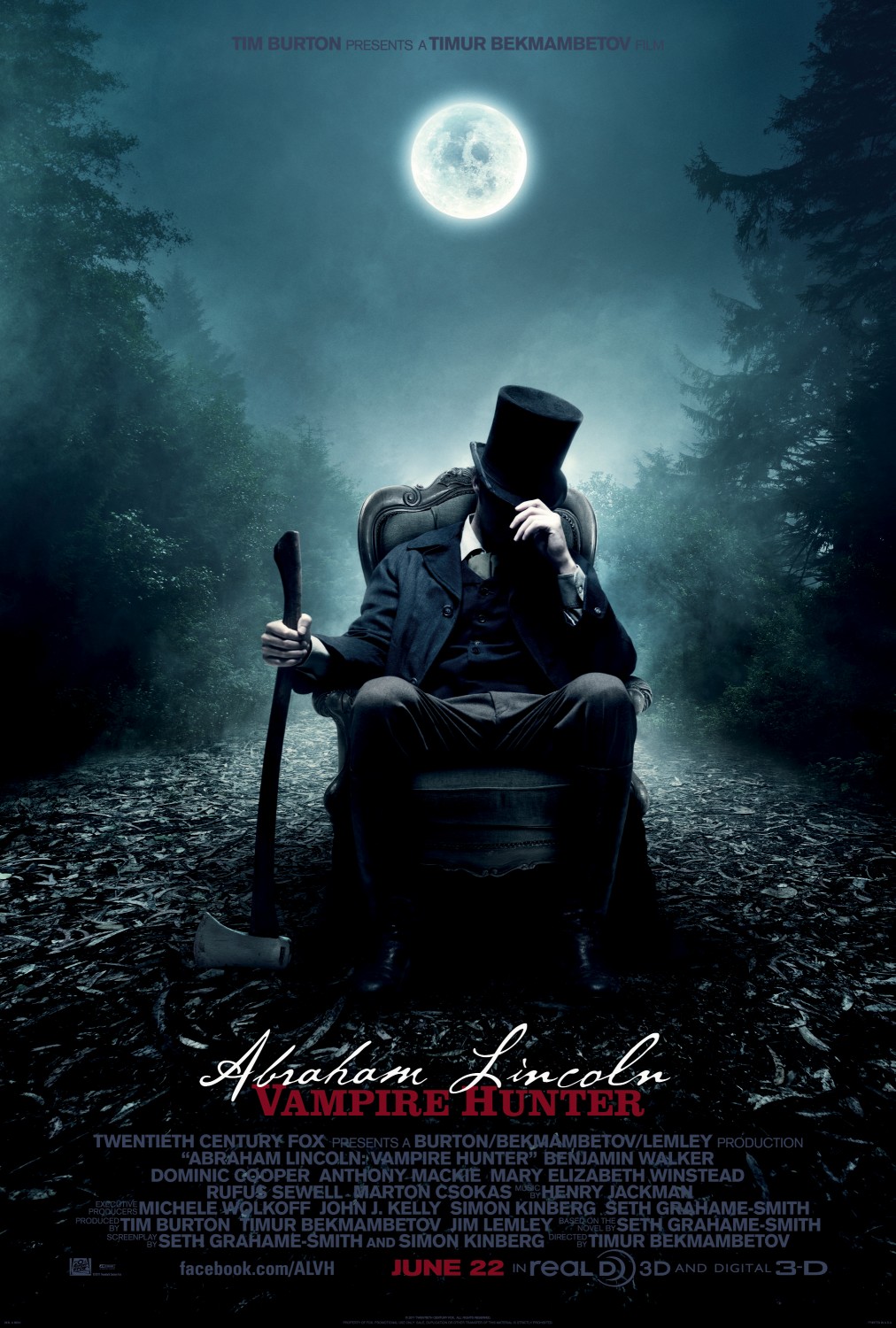 Президент Линкольн: Охотник на вампиров (2012) BDRip скачать торрент