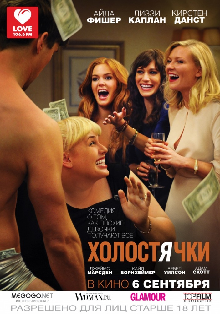 Холостячки / Bachelorette (2012) HDRip скачать торрент