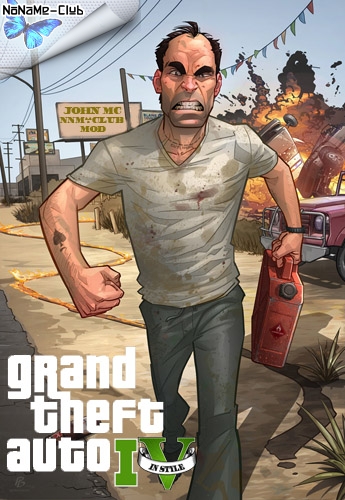 GTA 4 / Grand Theft Auto IV in style V [v.5.0] (2014) PC | RePack oт JohnMc скачать торрент