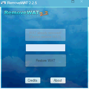 Активатор для Windows 7 RemoveWAT скачать торрент